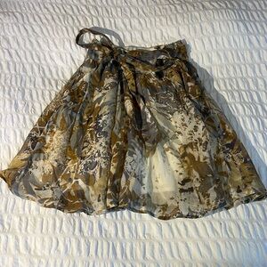 🐆 short camo-print skirt